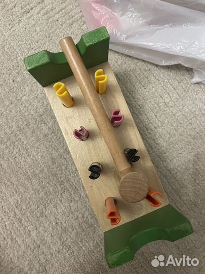 Деревянные развивающие игрушки пакетом