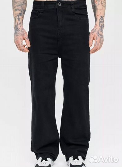 Джинсы широкие трубы