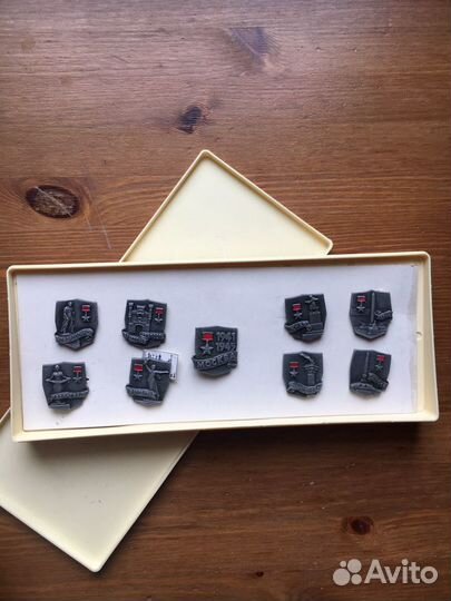 Значки Города Герои Великой Отечественной Войны