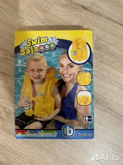 Детский надувной жилет для плавания