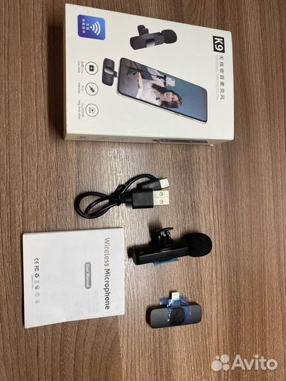 Беспроводной петличный микрофон для айфона