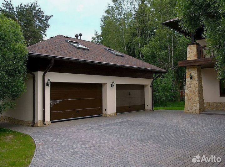 Гараж из газобетона с быстрой постройкой по договору