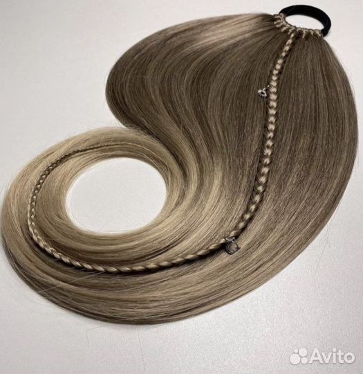 Хвост на резинке / накладной хвост / шиньен