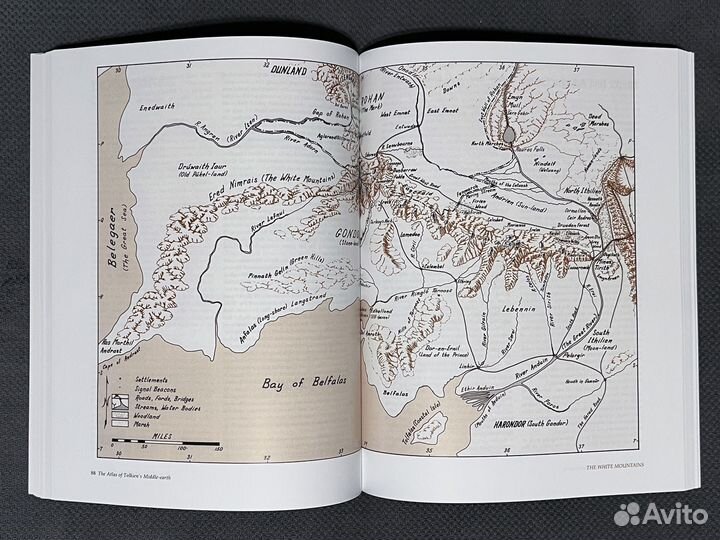 The Atlas of Tolkien's Middle-earth Толкин Атлас