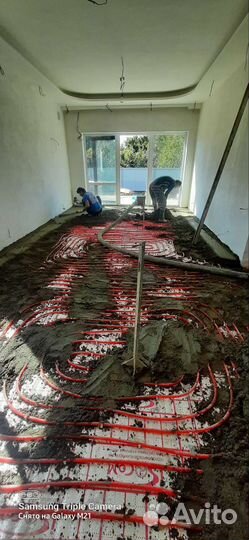 Полусухая стяжка пола