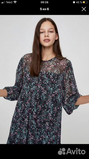 Новое платье pull and bear