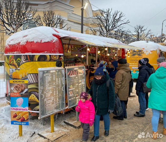 Фудтрак, автолавка, торговый прицеп купава