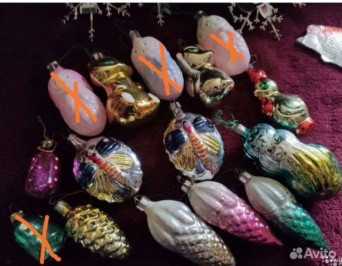 Елочные игрушки СССР