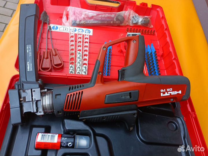 Пороховой монтажный пистолет hilti DX 76