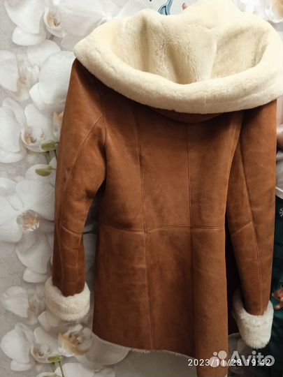 Дубленка натуральная женская 48 50 размер