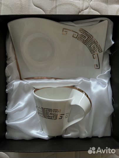 Набор чашка+блюдце подарочный