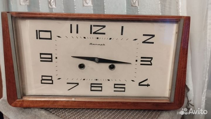 Часы настольные механические СССР