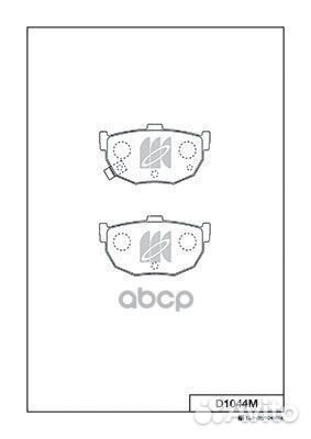 Колодки тормозные, задние NI primera/maxima;KI