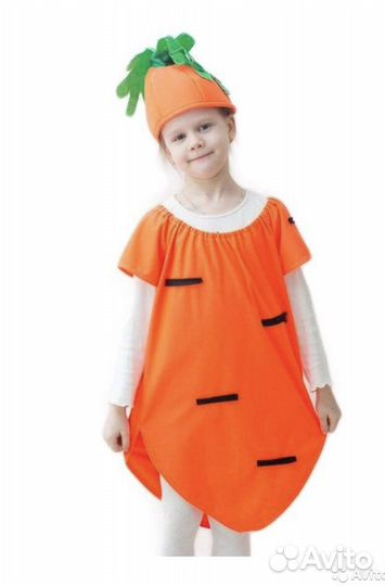 Костюм морковки на утренник