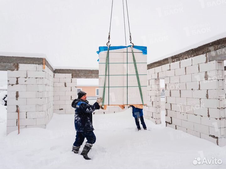 Газоблок D500 B2.5 с завода, доставка до объекта