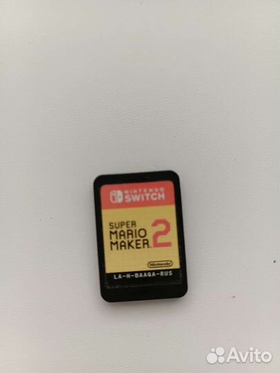 Super Mario Maker 2 Nintendo Switch картридж