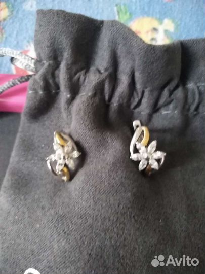 Серебряные серьги