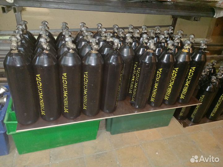 Баллон CO2 4л и 5л для розлива пива из кеги