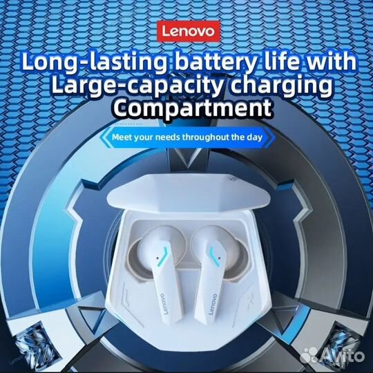 Беспроводные наушники Lenovo gm2 pro