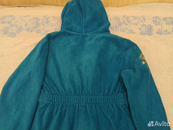 Детский махровый халат на 5-6 лет