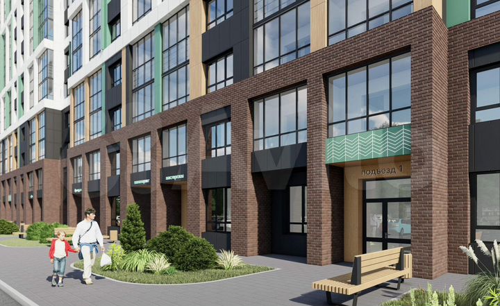 Квартира-студия, 40,9 м², 3/17 эт.
