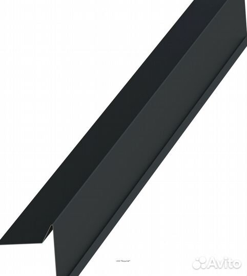 Торцевая планка для мягкой, гибкой кровли