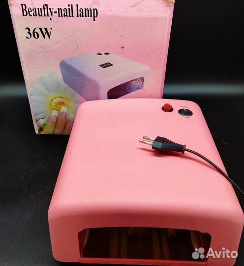 Гибридная лампа Sun для гель лака Кристалл 36 вт