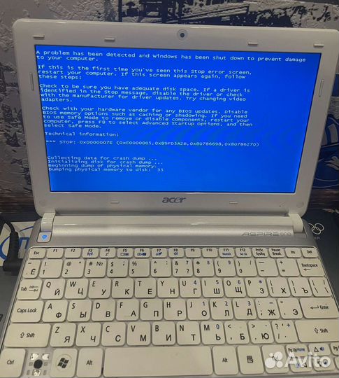 Нетбук acer aspire one (на запчасти)
