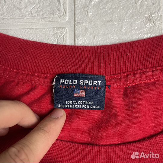 Винтажная футболка Ralph Lauren Polo Sport XXL