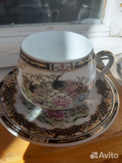 Кофейная пара костяной фарфор