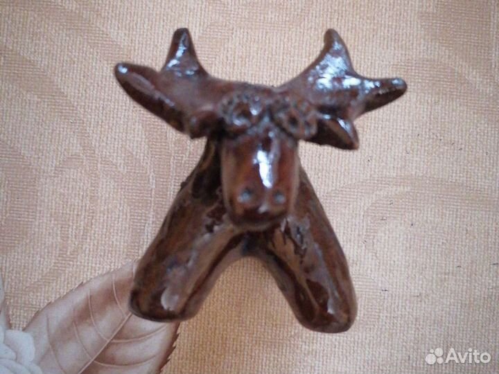 Лось керамическая фигурка