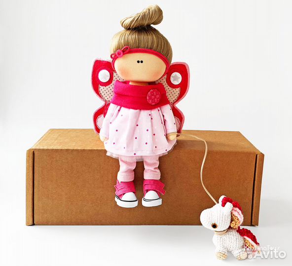 Летняя кукла ручной работы в наличии