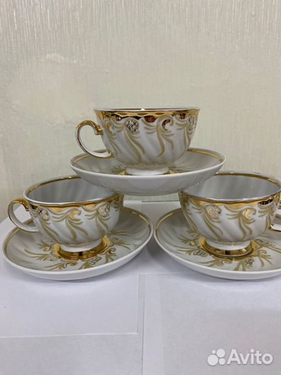 Чайная пара фарфор