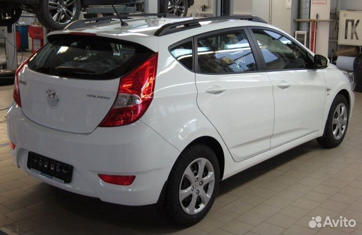 Рейлинги на крышу Хендай Солярис