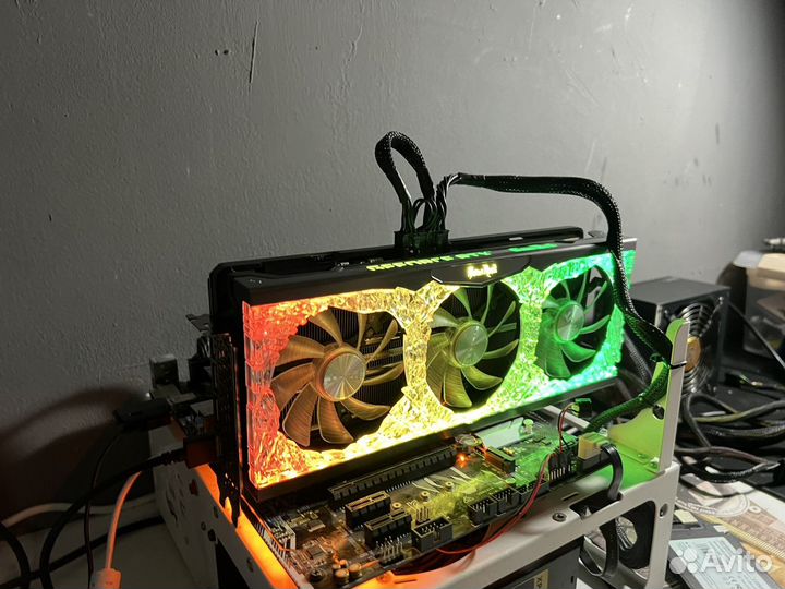 Видеокарта RTX3070Ti Palit GameRock гарантия