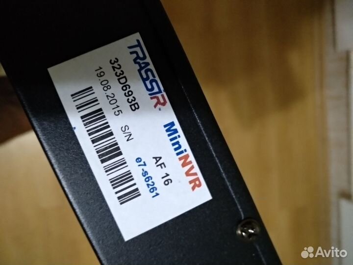 Trassir mininvr af16 hdd 2*2Тб