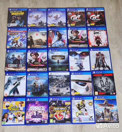 Диски на PS4 (обновлён 18.03)