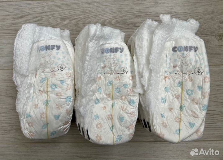 Подгузники трусики детские confy Premium 19 шт