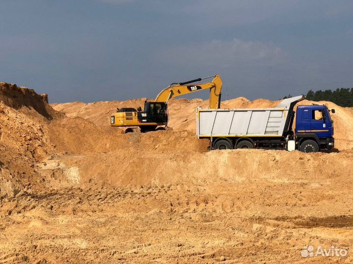 Песок \ Отсев гранитный строительный мелкий от 3ку