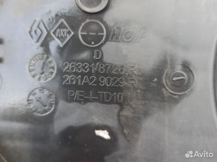 Накладка птф передняя левая Renault sandero