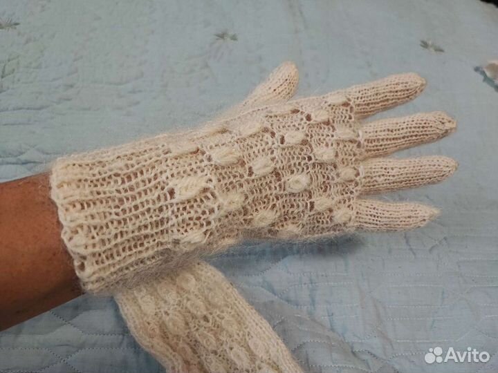 Перчатки козий пух