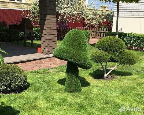 Топиарные фигуры из газона