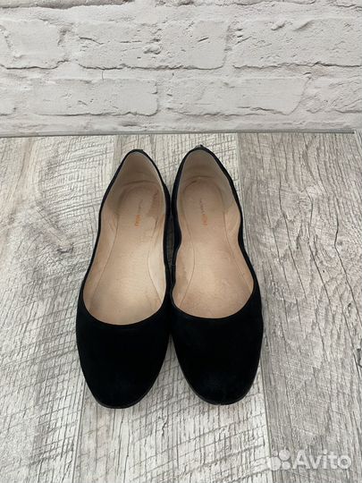 Балетки черные замшевые Thomas Munz 37размер