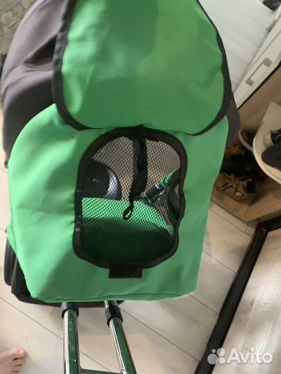 Детский велосипед- коляска с ручкой