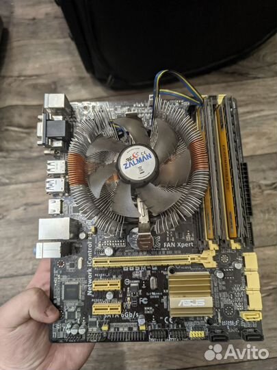 Платформа LGA1150 i5-4690\B85M-G\16RAM\500W