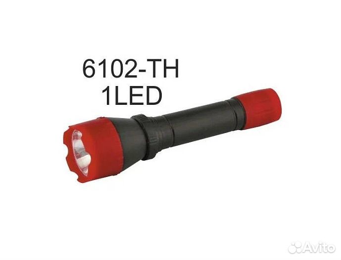 Фонарь ручной Ultraflash 6102-TH, 1 LED, 3xAA
