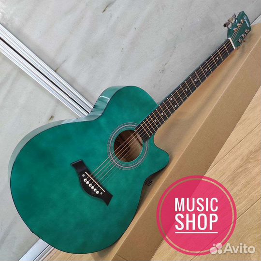 Гитара новая акустическая полноразмерная