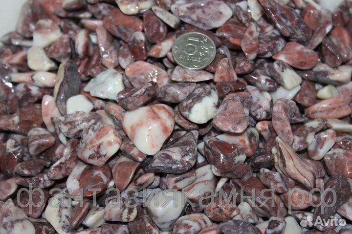 Галька природная для ландшафта