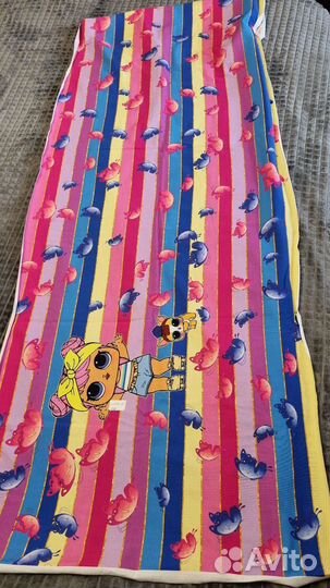 Ткань Кулирка кукла Лол купон 0.6