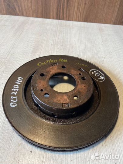 Тормозной диск передний Mitsubishi Outlander CU